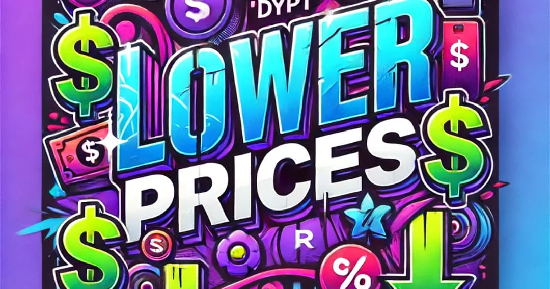 New lower pricing